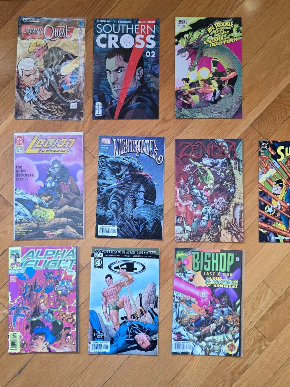 NEW Comic Book Lot #4 Set of 10 Marvel DC Superman Alpha Flight Mixed Collection